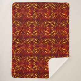 Cobertor Sherpa com Padrão Decorativo