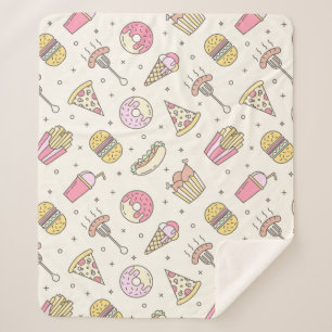 Cobertor Sherpa Comida