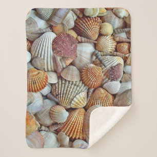 Cobertor Sherpa Conchas do Mar