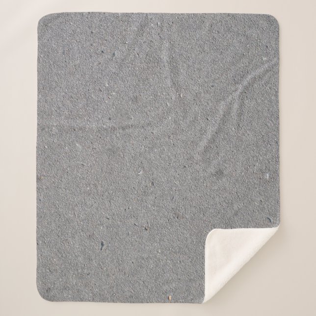 Cobertor Sherpa Concrete gray background texture (Frente)