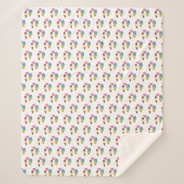 Cobertor Sherpa cone sorvete