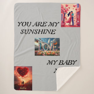 Cobertor Sherpa Conforto Com Amor, Folha de Dia de os namorados