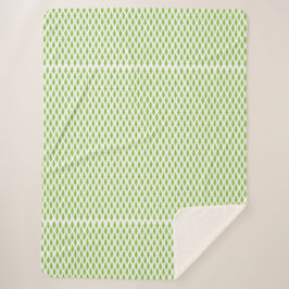 Cobertor Sherpa Conjunto de Pastas Arquivo Verde Botânico