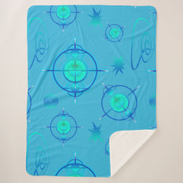 Cobertor Sherpa Connected Minds Pattern