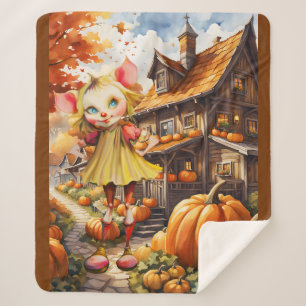 Cobertor Sherpa Considerações sobre a fantasia do Halloween
