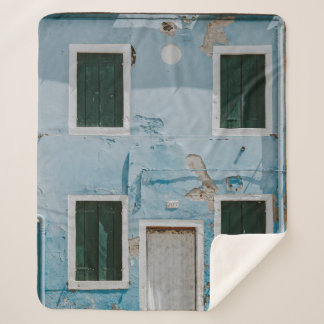 COBERTOR SHERPA CONSTRUÇÃO DE CONCRETO AZUL DE 2 HORAS