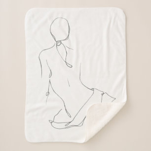 Cobertor Sherpa Contorno Gestural