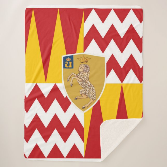 Cobertor Sherpa Contrada di Valdimontone (Vale do Ram) (Frente)