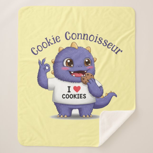 Cobertor Sherpa Cookie Connoisseur (Frente)