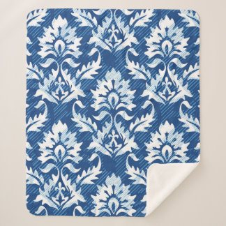 Cobertor Sherpa Cor damasco sem costura