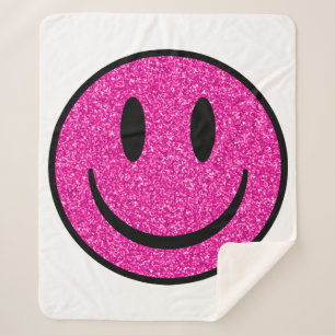 Cobertor Sherpa Cor-de-rosa - Sorriso brilhante