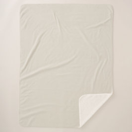 Cobertor Sherpa Cor Sólida do Café Branco