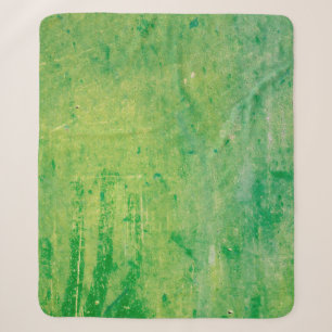 Cobertor Sherpa Cor verde de textura metálica pintada