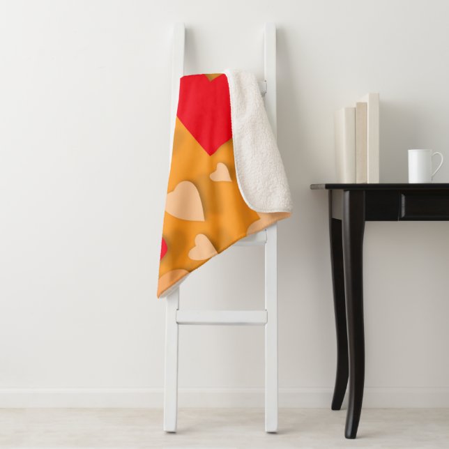 Cobertor Sherpa Coração de papel decorativo 7 (In Situ)