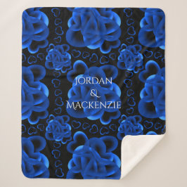 Cobertor Sherpa Corações Inteiro Padrão