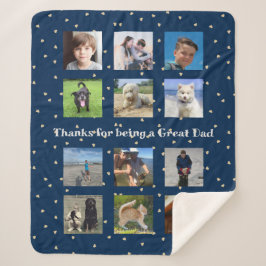 Cobertor Sherpa Corações Montagem de Fotografias de Excelentes do 