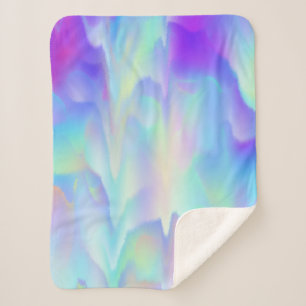 Cobertor Sherpa Cores Unicorn