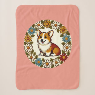 Cobertor Sherpa Corgi Daisy
