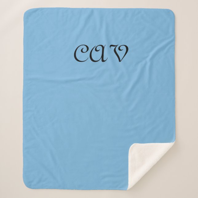 Cobertor Sherpa Cornflower Blue (Frente)