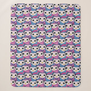 Cobertor Sherpa Coruja-Coroa-Coroa-Coroa Sherpa Blanket