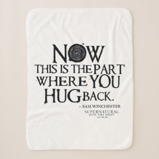 Cobertor Sherpa Cota "Hug Back" sobrenatural
