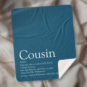 Cobertor Sherpa Cota Legal de primo Azul Moderno