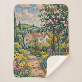 Cobertor Sherpa Countryside Haven