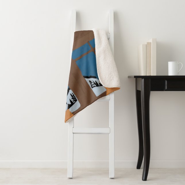 Cobertor Sherpa Couverture Sherpa Hivernale Boule à Neige (In Situ)