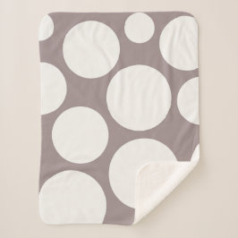 Cobertor Sherpa Cozy Mushroom e Cream Blanket