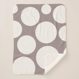 Cobertor Sherpa Cozy Mushroom e Cream Blanket