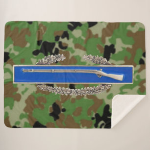 COBERTOR SHERPA CRACHÁ DO COMBATE INFRANTRYMAN (CIB)