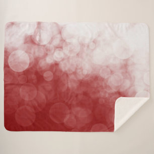 Cobertor Sherpa Cranberry Spotted - Sherpa Blanket