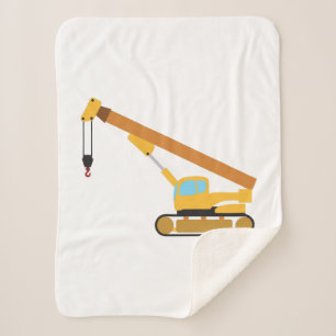 Cobertor Sherpa Crane Construction Truck