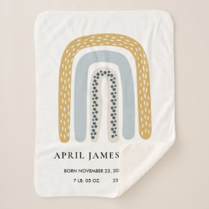 COBERTOR SHERPA CRIANÇAS COSTUMAM RAINBOW AZUL RAINBOW STATS DE NA