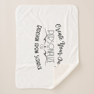 Cobertor Sherpa Crie o Seu Próprio