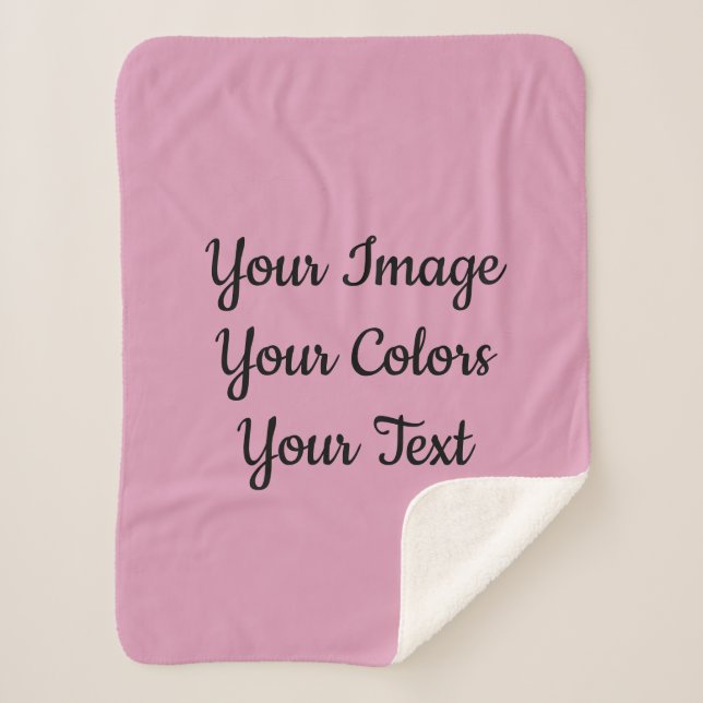 Cobertor Sherpa Crie o Seu Próprio (Frente)