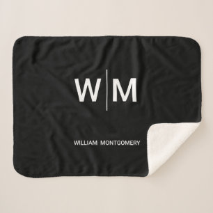 Cobertor Sherpa crie seu minimalista personalizado Sherpa Blanket