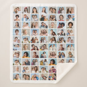 Cobertor Sherpa Crie Seu Próprio 70 Folheto de Colagem de Foto