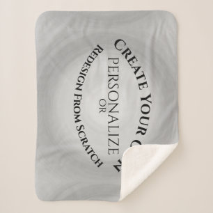 Cobertor Sherpa Crie seu próprio personalizado