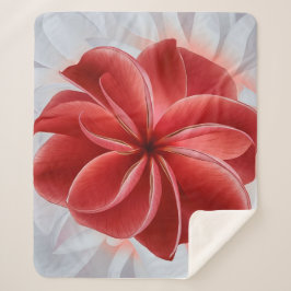 Cobertor Sherpa Crimson Azalea Fleece Blanket