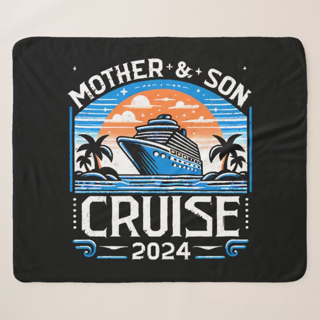 Cobertor Sherpa Cruzeiro da Mãe e da Filha 2024 (Frente (Horizontal))