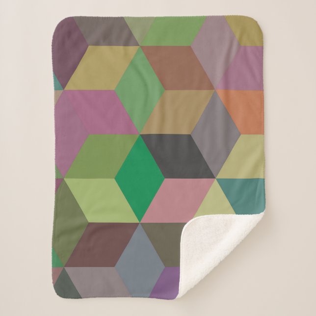 Cobertor Sherpa Cubic (Frente)