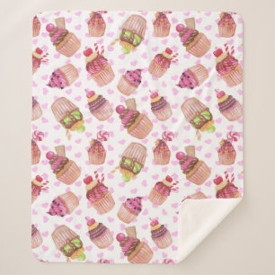 Cobertor Sherpa Cupcake