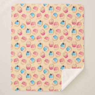 Cobertor Sherpa Cupcakes Sherpa Blanket