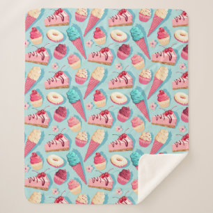 Cobertor Sherpa Cupcakes Sherpa Blanket