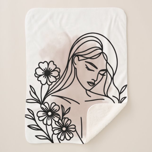 Cobertor Sherpa Custom Cozy Sherpa Blanket (Frente)