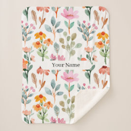 Cobertor Sherpa Custom Cozy Sherpa Blanket