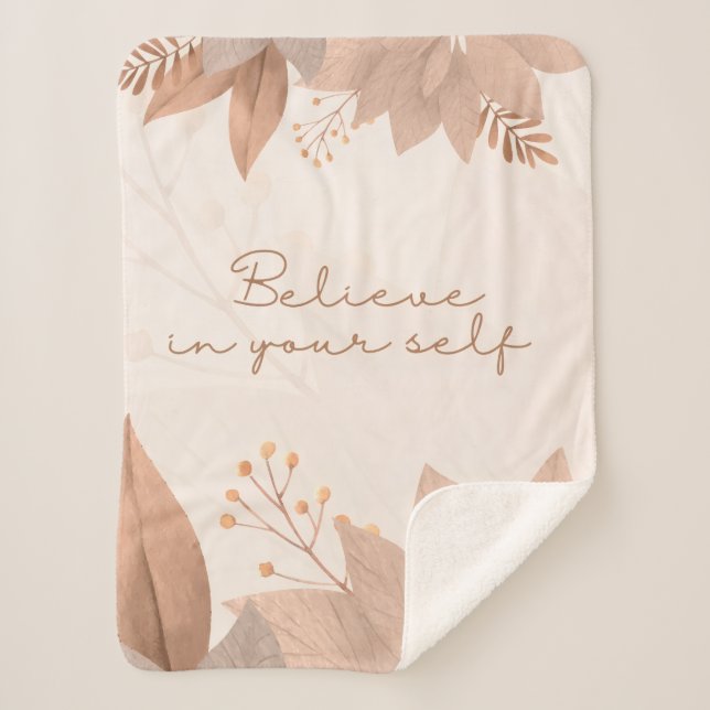 Cobertor Sherpa Custom Cozy Sherpa Blanket (Frente)