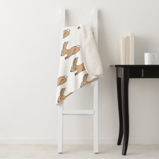 Cobertor Sherpa Cute Bunny