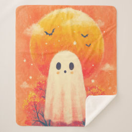 Cobertor Sherpa Cute Cozy Halloween Blanket